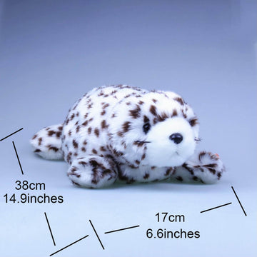 Cute Spotted Seal Stuffed Animal, Ocean Plushies